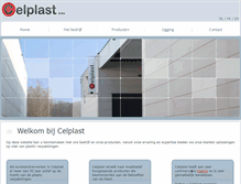 Tablet Screenshot of celplast.be