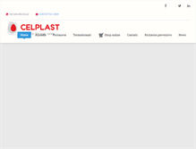 Tablet Screenshot of celplast.it